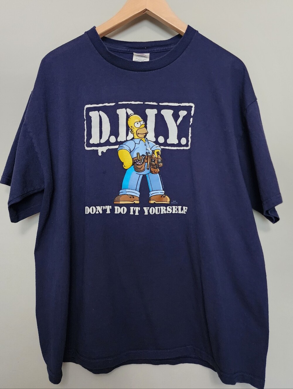 Vintage Mat Groening Graphic T-Shirt - DIY "Don't Do It Yourself" Tool Print XL